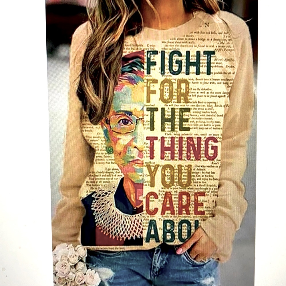 COPY - Ruth Bader Ginsburg long sleeve shirt size Med - Picture 2 of 4